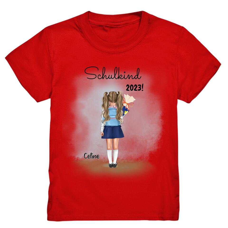 Schulkind T-Shirt Einschulung Mädchen - E44