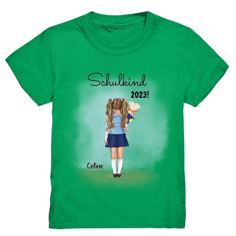 Schulkind T-Shirt Einschulung Mädchen - E44