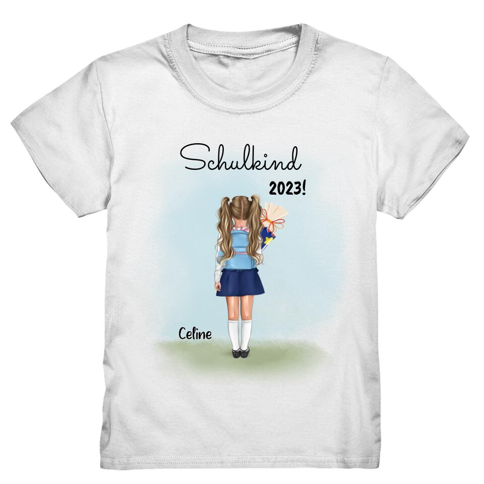 Schulkind T-Shirt Einschulung Mädchen - E44