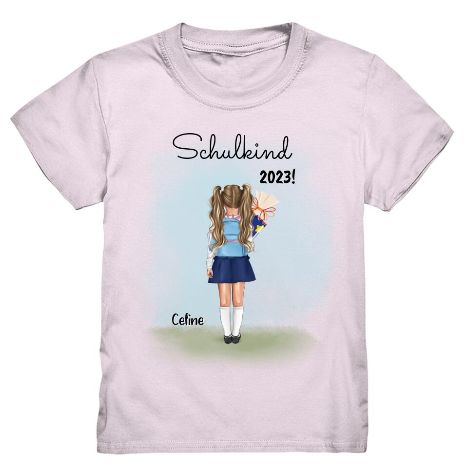 Schulkind T-Shirt Einschulung Mädchen - E44