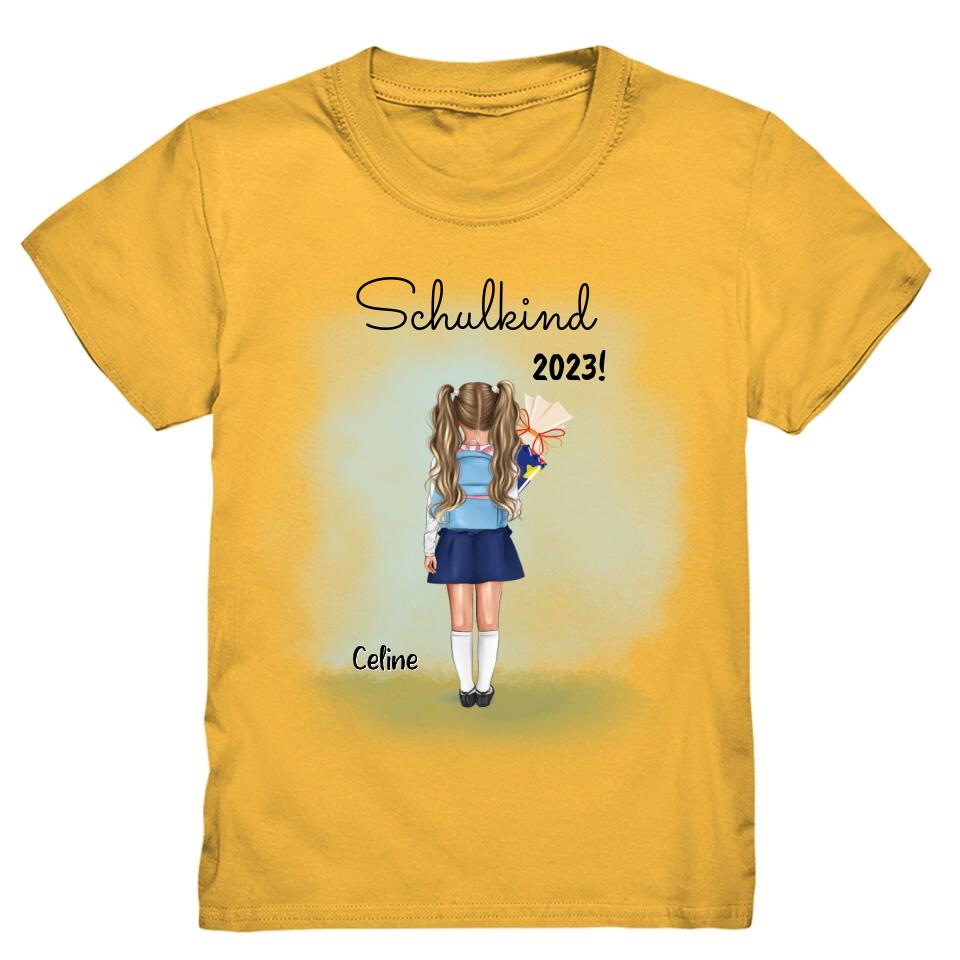 Schulkind T-Shirt Einschulung Mädchen - E44