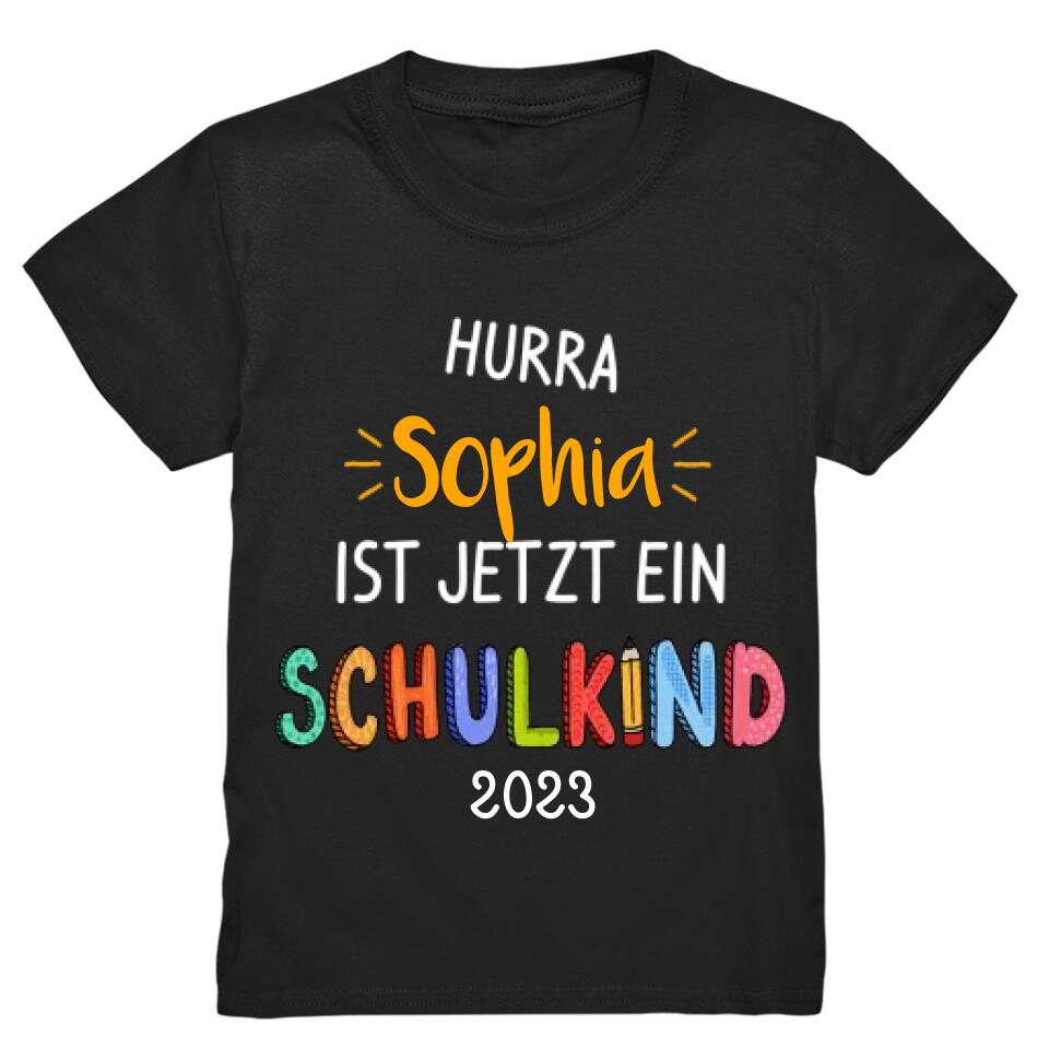 Hurra Schulkind T-Shirt Einschulung - E19