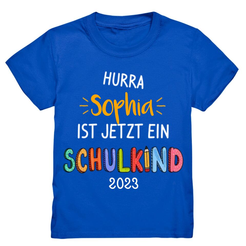 Hurra Schulkind T-Shirt Einschulung - E19