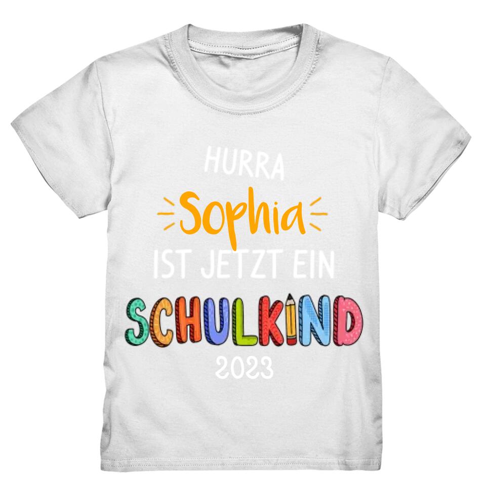 Hurra Schulkind T-Shirt Einschulung - E19