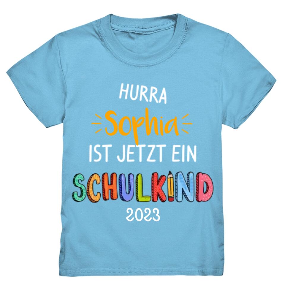 Hurra Schulkind T-Shirt Einschulung - E19