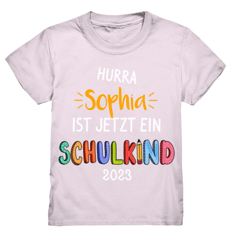 Hurra Schulkind T-Shirt Einschulung - E19