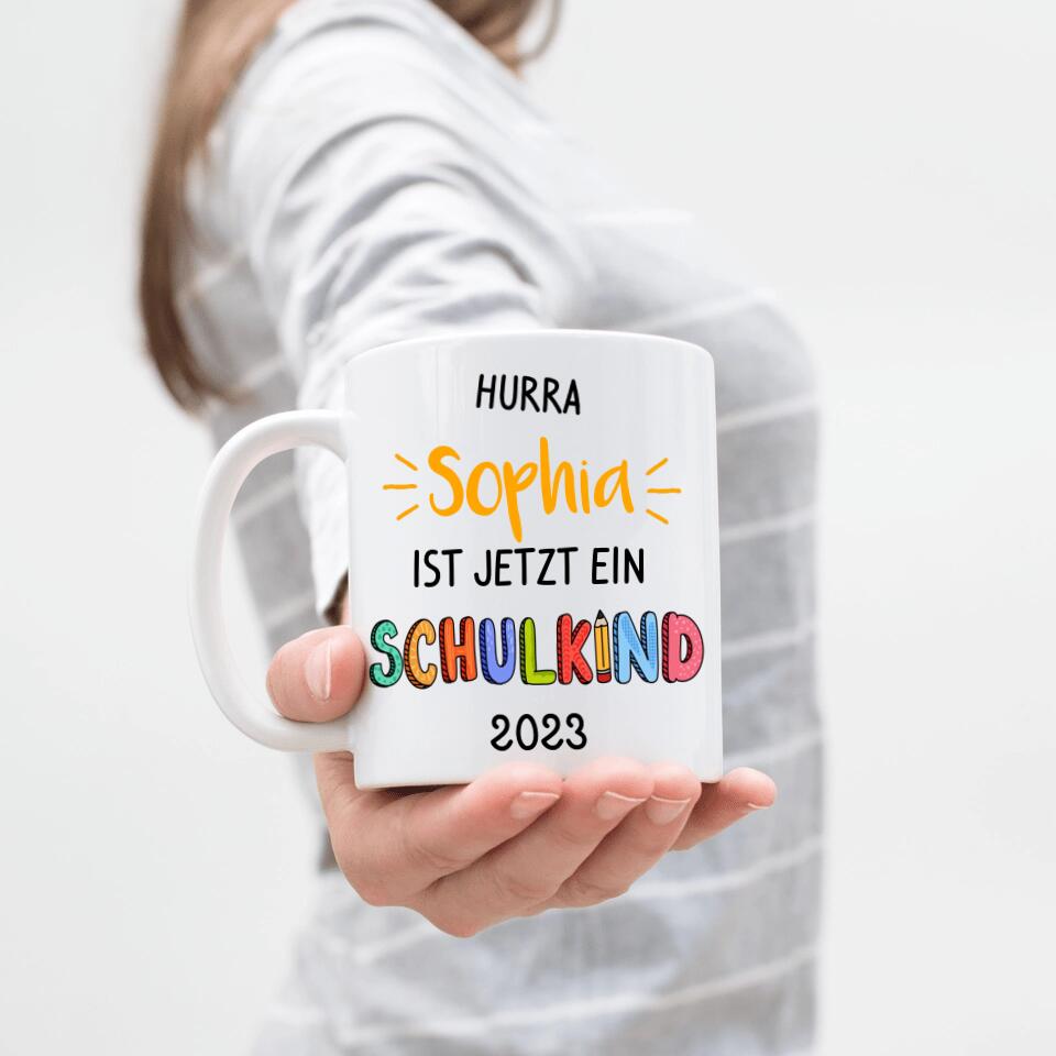 Hurra Schulkind Tasse Einschulung - E19