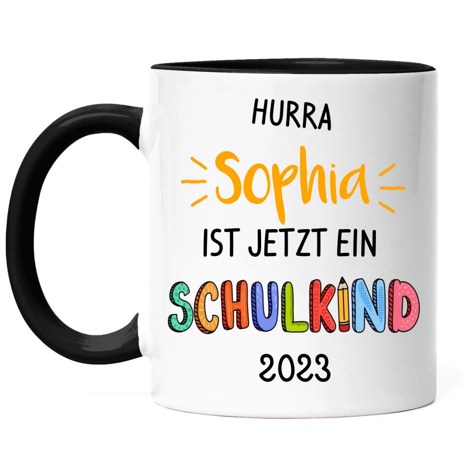 Hurra Schulkind Tasse Einschulung - E19