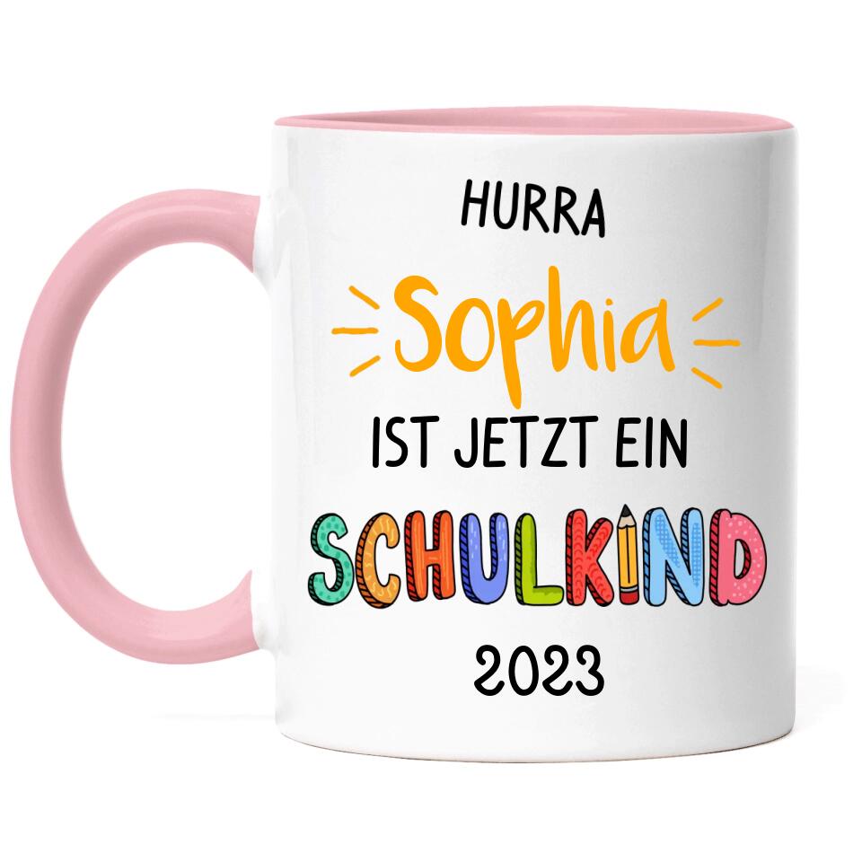 Hurra Schulkind Tasse Einschulung - E19