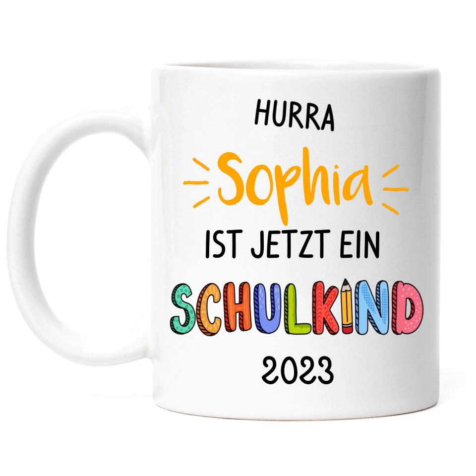 Hurra Schulkind Tasse Einschulung - E19