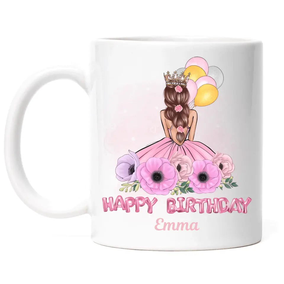 Geburtstag Tasse Mädchen Happy Birthday - K-151