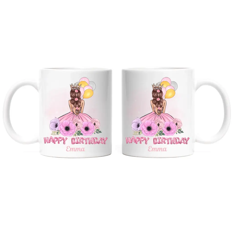 Geburtstag Tasse Mädchen Happy Birthday - K-151