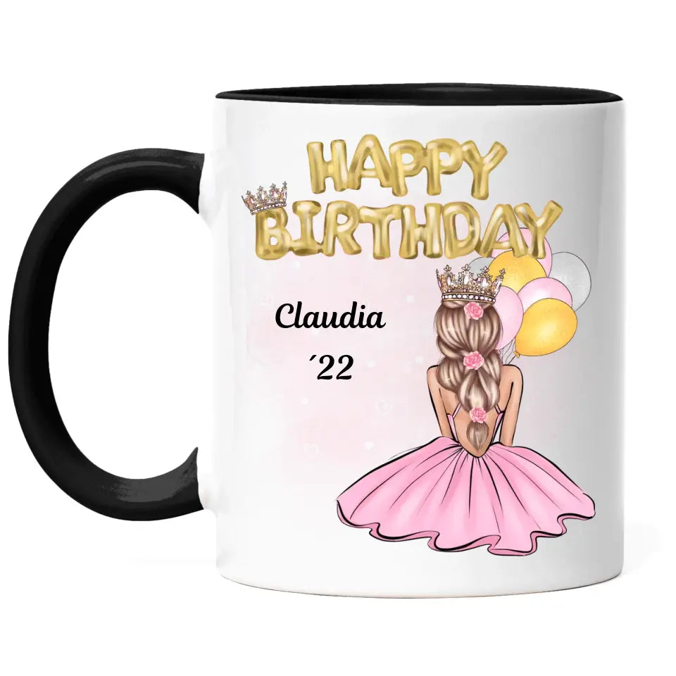 Geburtstag Tasse Mädchen Happy Birthday - K-150