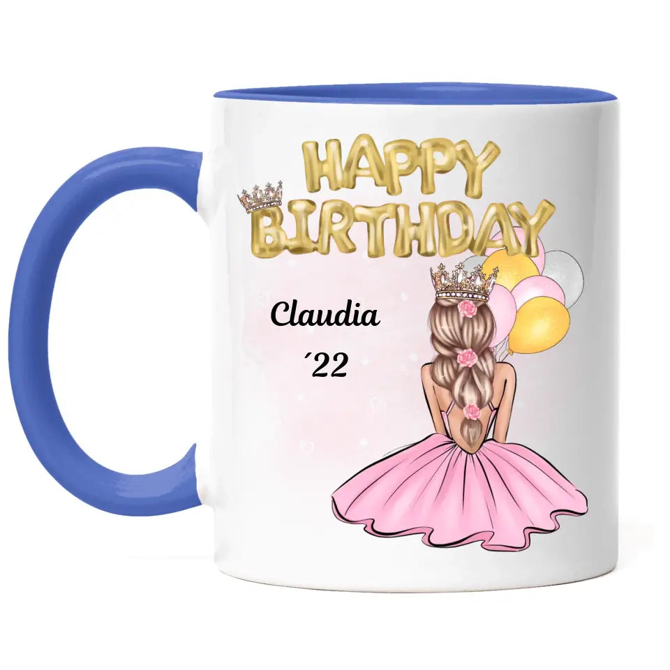 Geburtstag Tasse Mädchen Happy Birthday - K-150