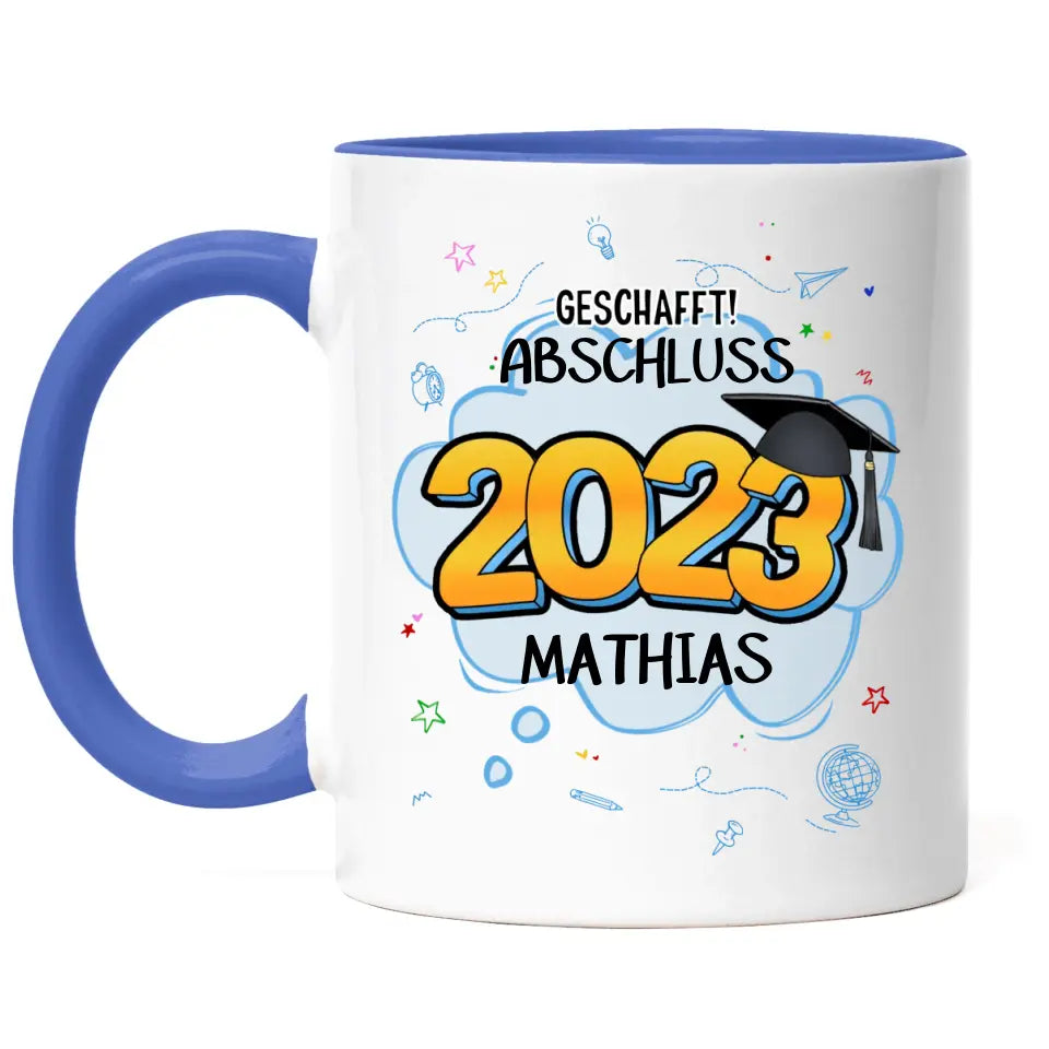 Abschluss Tasse Abitur Bachelor Master Abi - K-166