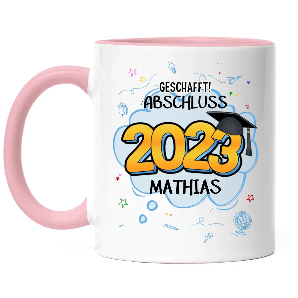 Abschluss Tasse Abitur Bachelor Master Abi - K-166