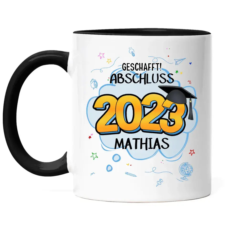 Abschluss Tasse Abitur Bachelor Master Abi - K-166