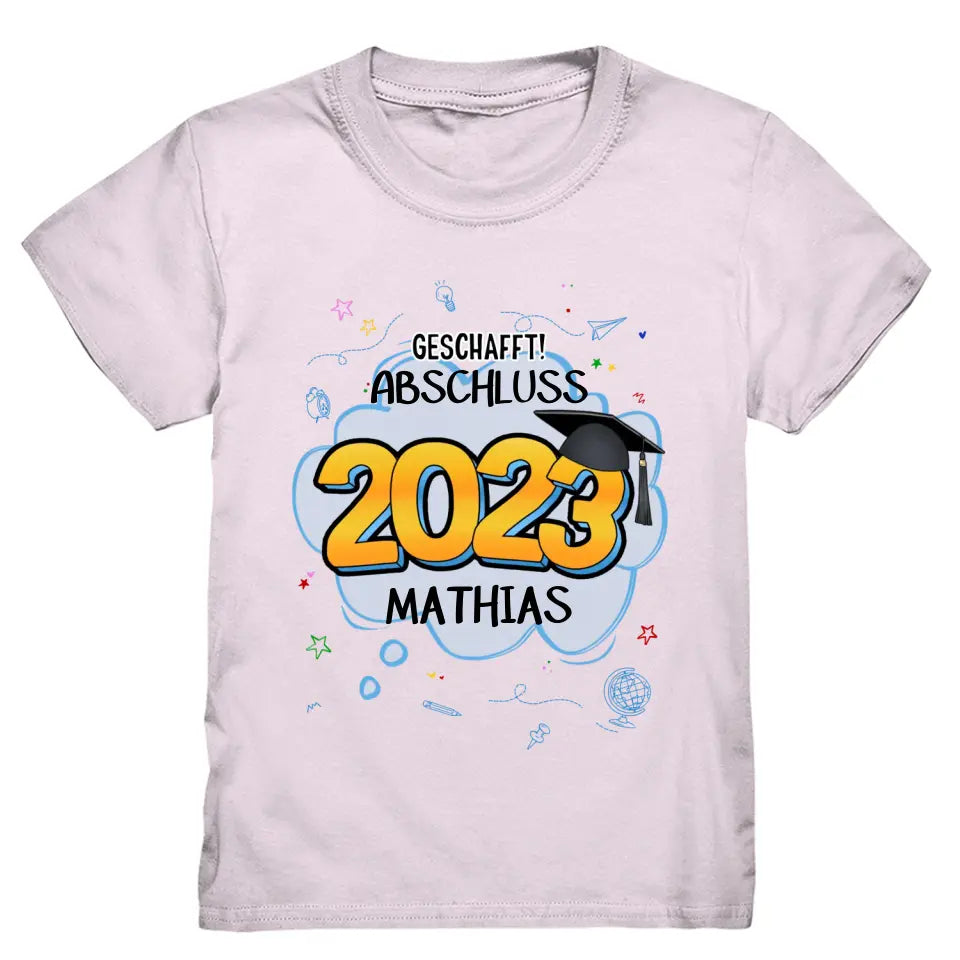 Abschluss T-Shirt Abitur Bachelor Master Abi - K-166