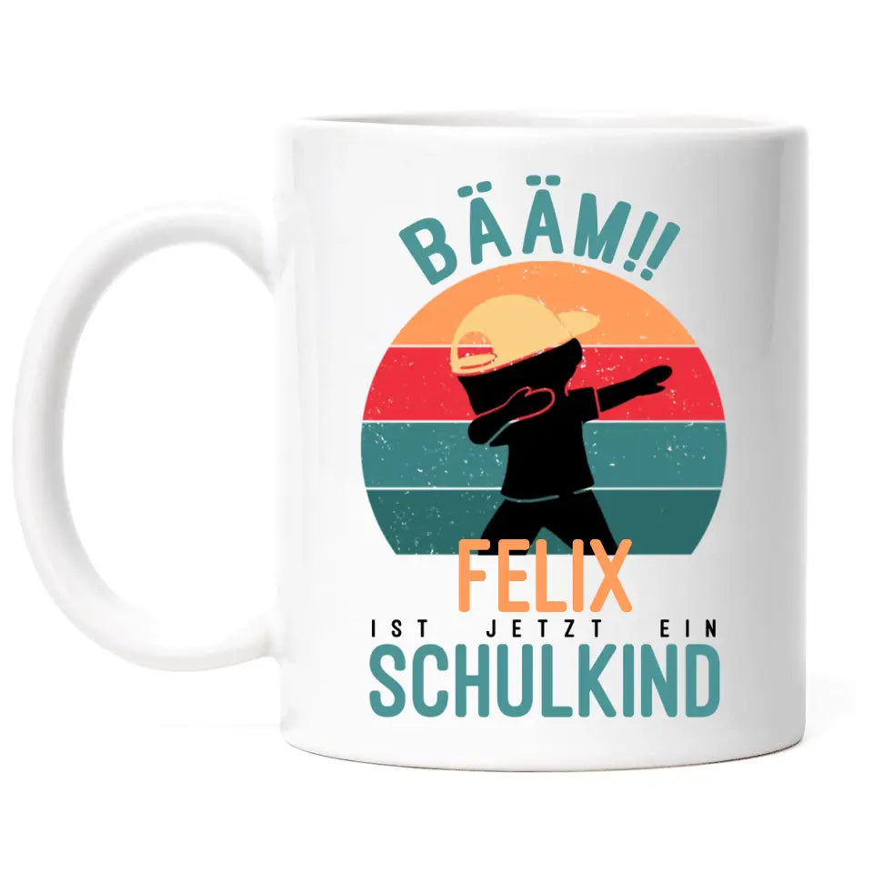 Einschulung Tasse Schulkind Bääm! - K-168