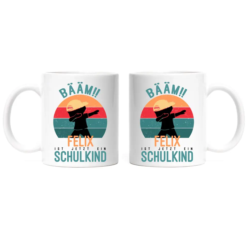 Einschulung Tasse Schulkind Bääm! - K-168