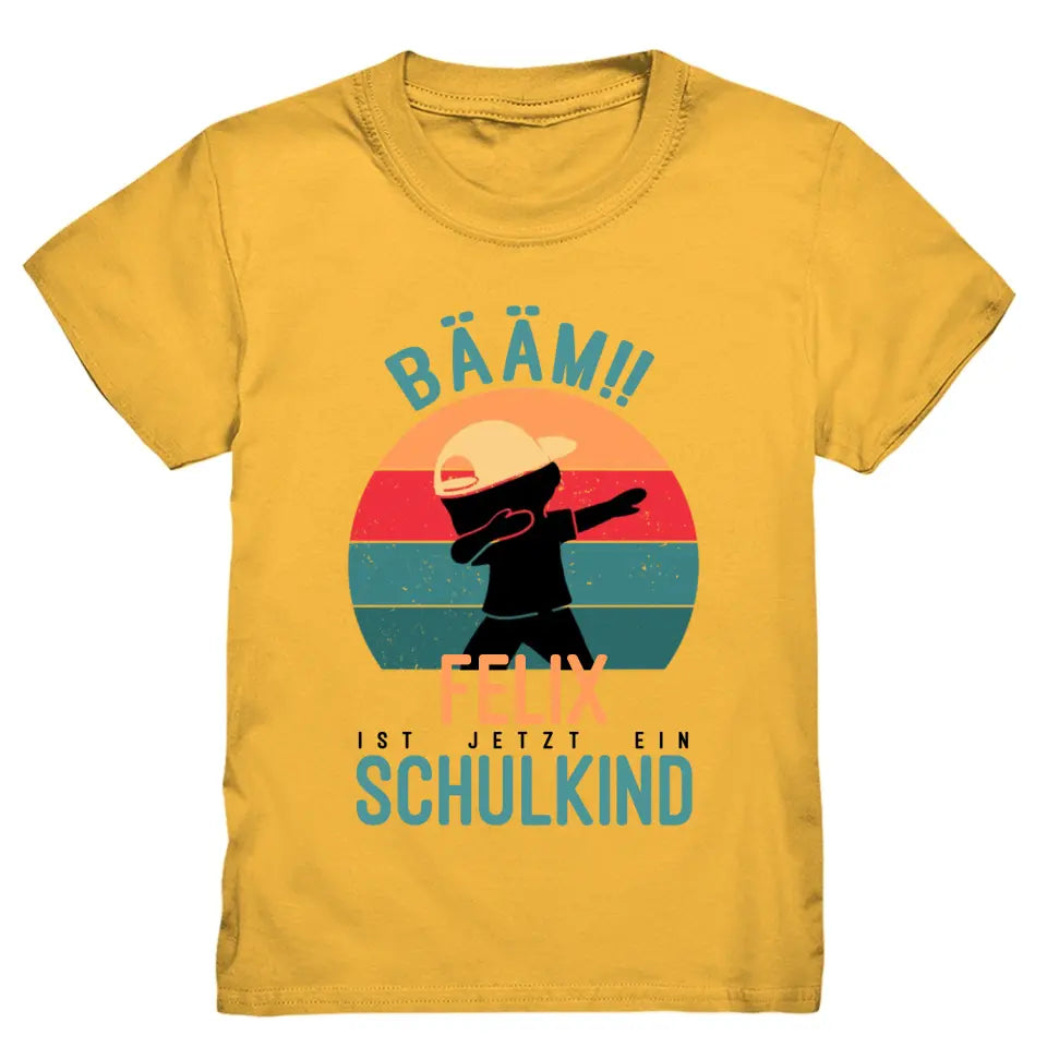 Einschulung T-Shirt Schulkind Bääm! - K-168