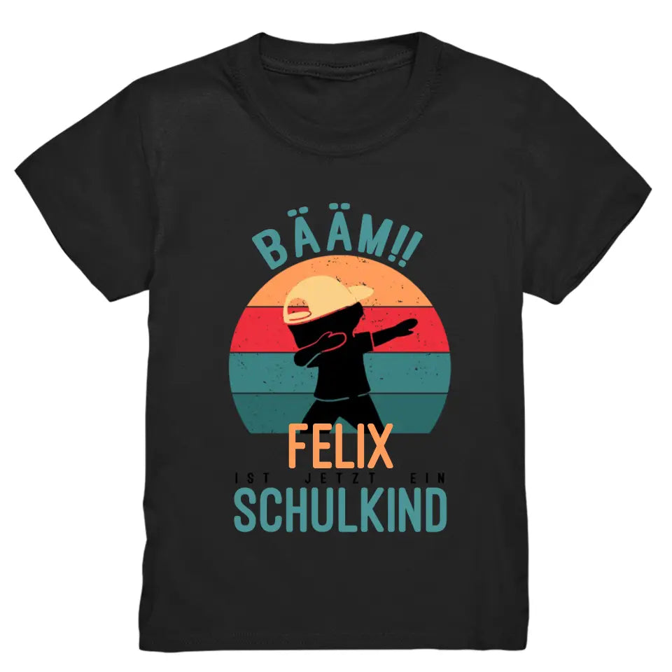 Einschulung T-Shirt Schulkind Bääm! - K-168