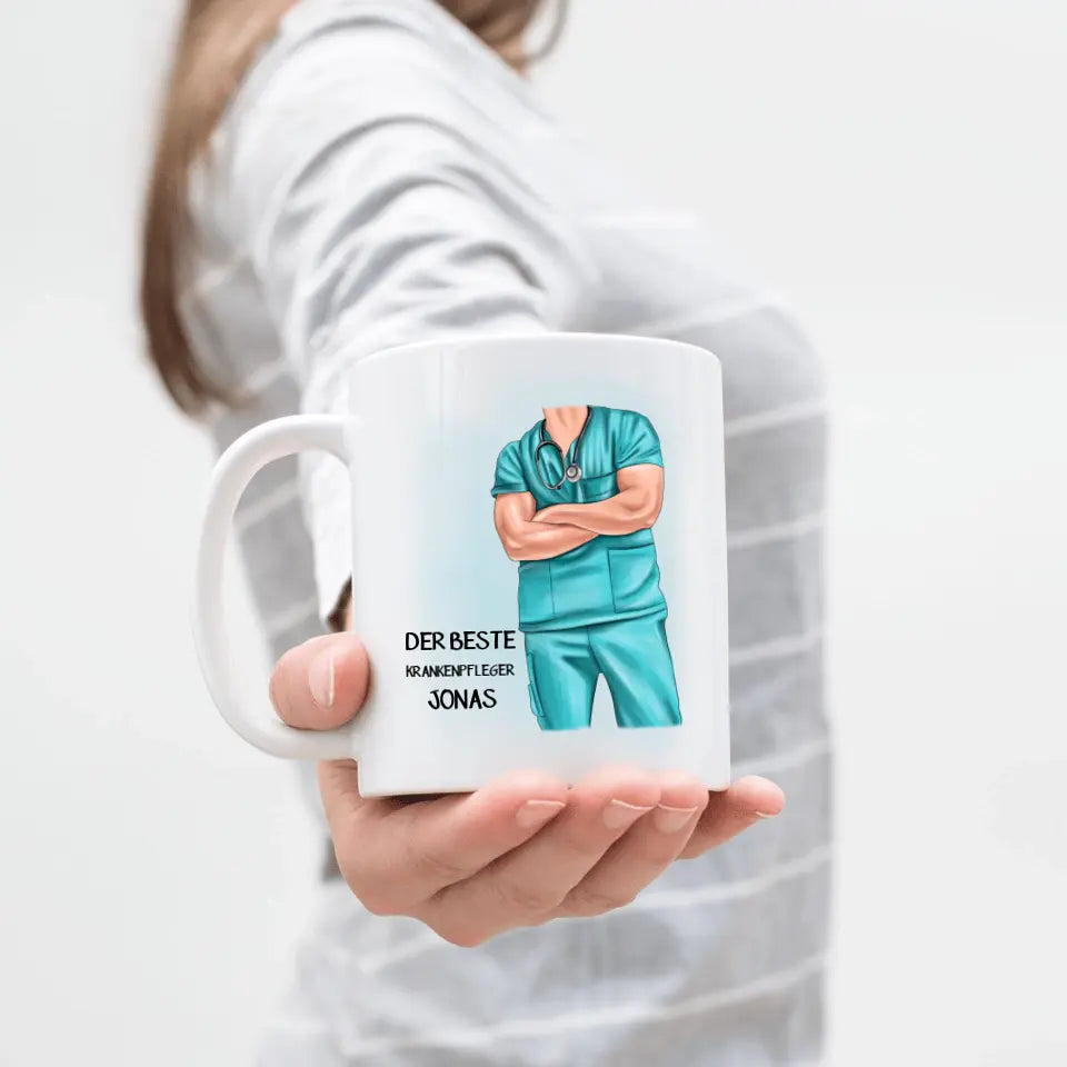 Krankenpfleger Tasse Pfleger Arzt MFA - K-170