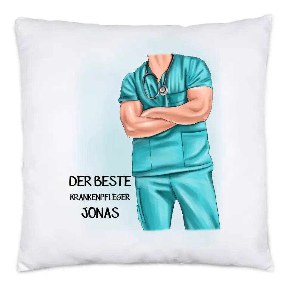 Krankenpfleger Kissen Pfleger Arzt MFA - K-170