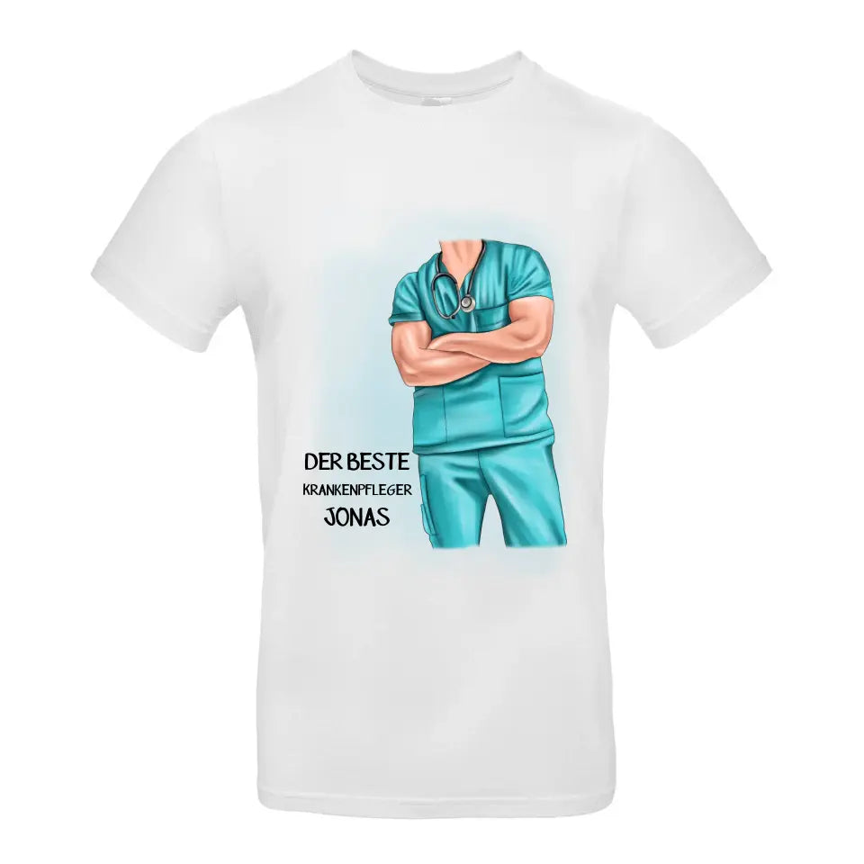 Krankenpfleger T-Shirt Pfleger Arzt MFA - K-170