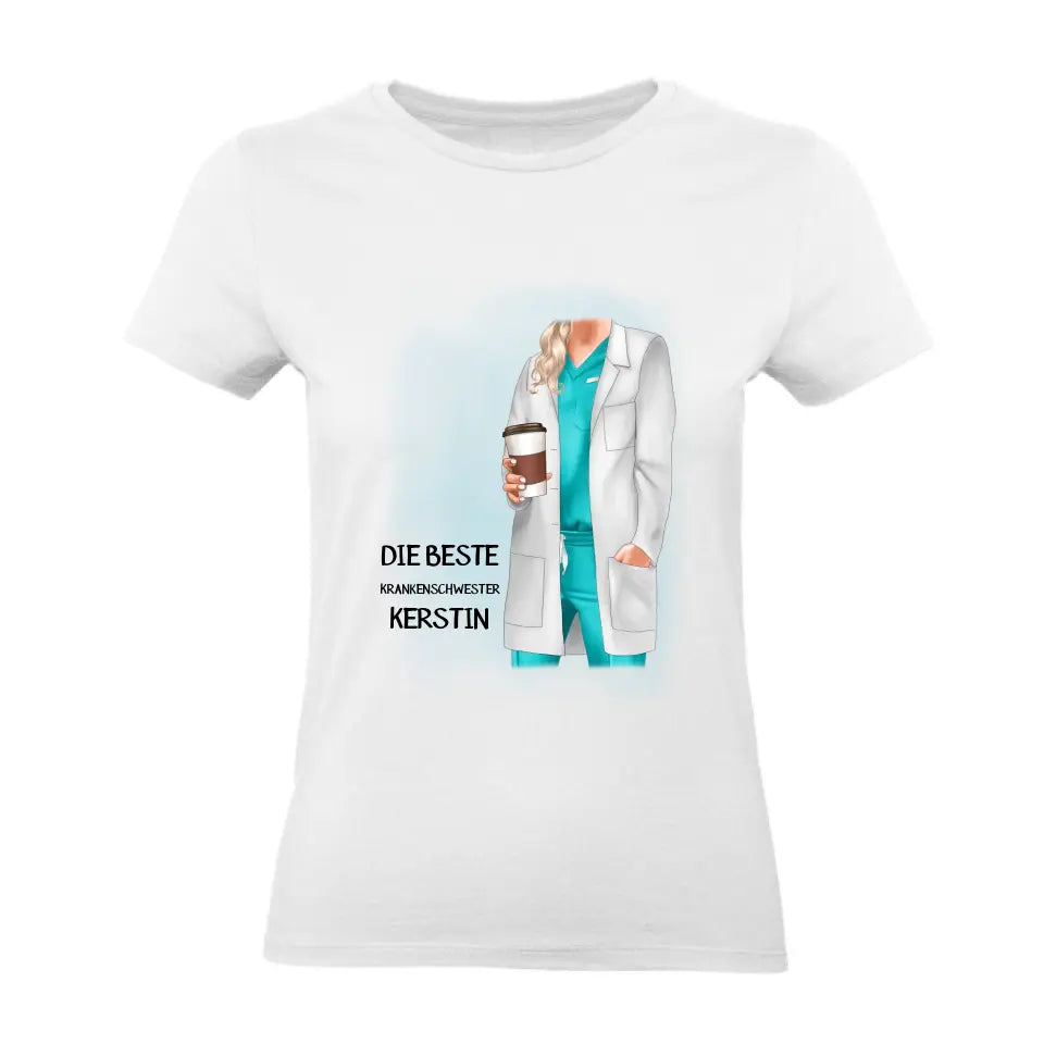 Krankenschwester T-Shirt Ärztin Pflegerin MFA - K-171