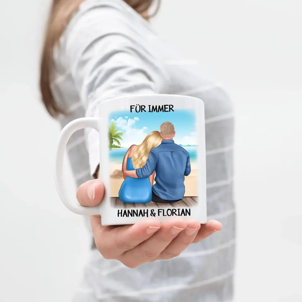 Pärchen Tasse Paar Liebe Valentinstag - K-172