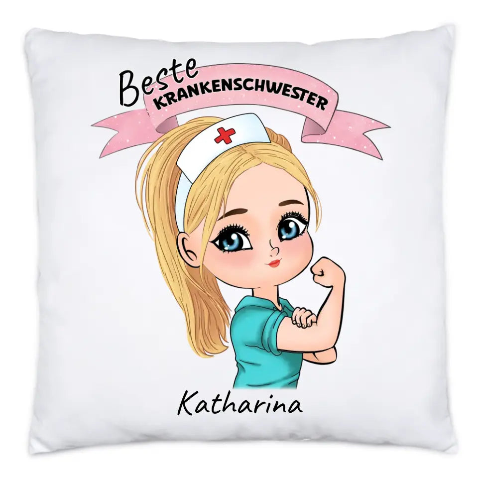Krankenschwester Kissen Arzthelferin Pflegerin K-234