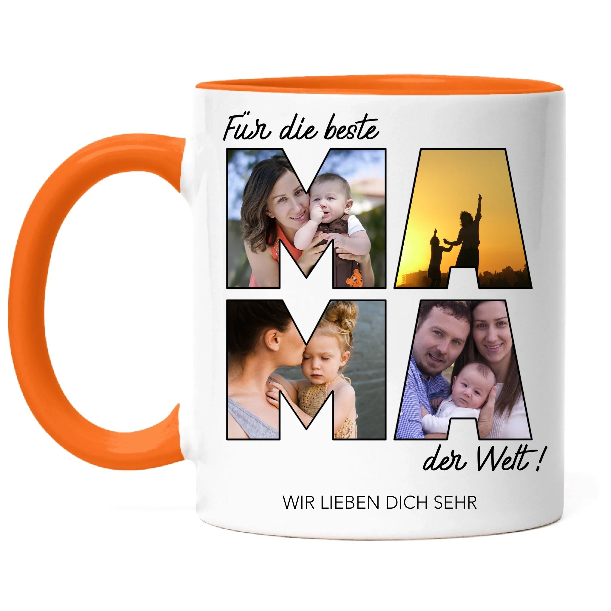 Tasse für Mama Personalisiert mit Foto Geschenk Geburtstag, Muttertagsgeschenk Fototasse mit eigenem Bild, Muttertagstasse Beste Mama