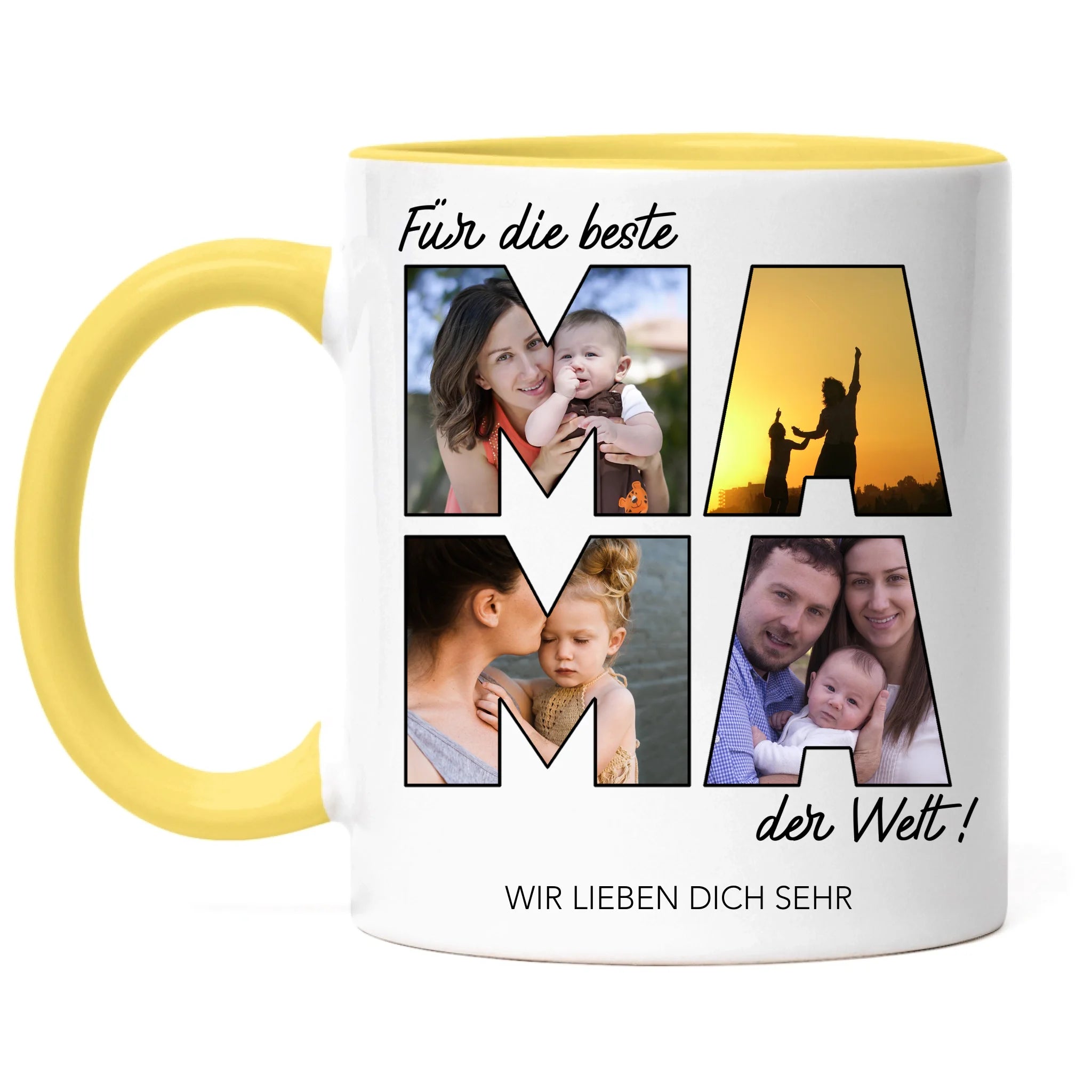 Tasse für Mama Personalisiert mit Foto Geschenk Geburtstag, Muttertagsgeschenk Fototasse mit eigenem Bild, Muttertagstasse Beste Mama