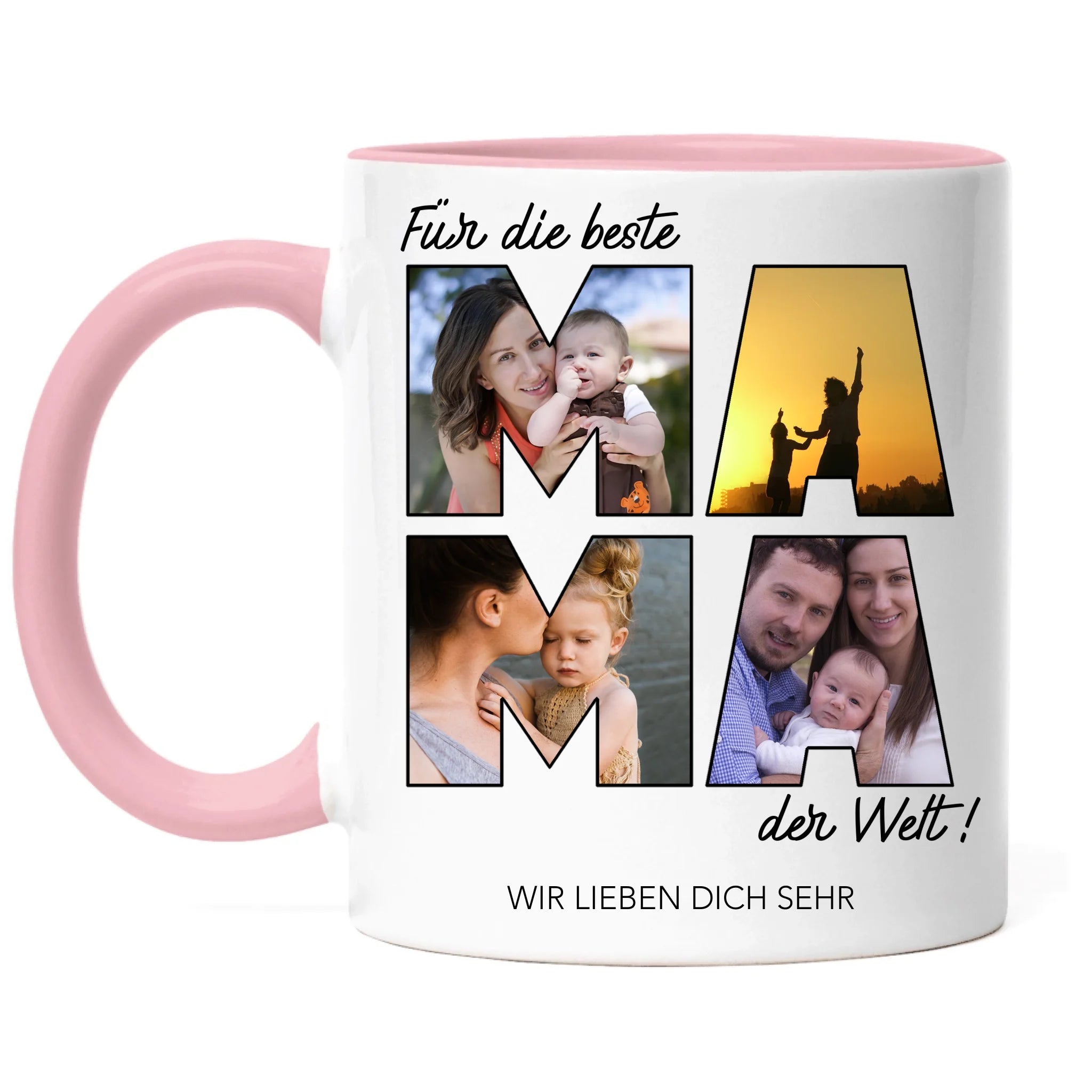 Tasse für Mama Personalisiert mit Foto Geschenk Geburtstag, Muttertagsgeschenk Fototasse mit eigenem Bild, Muttertagstasse Beste Mama